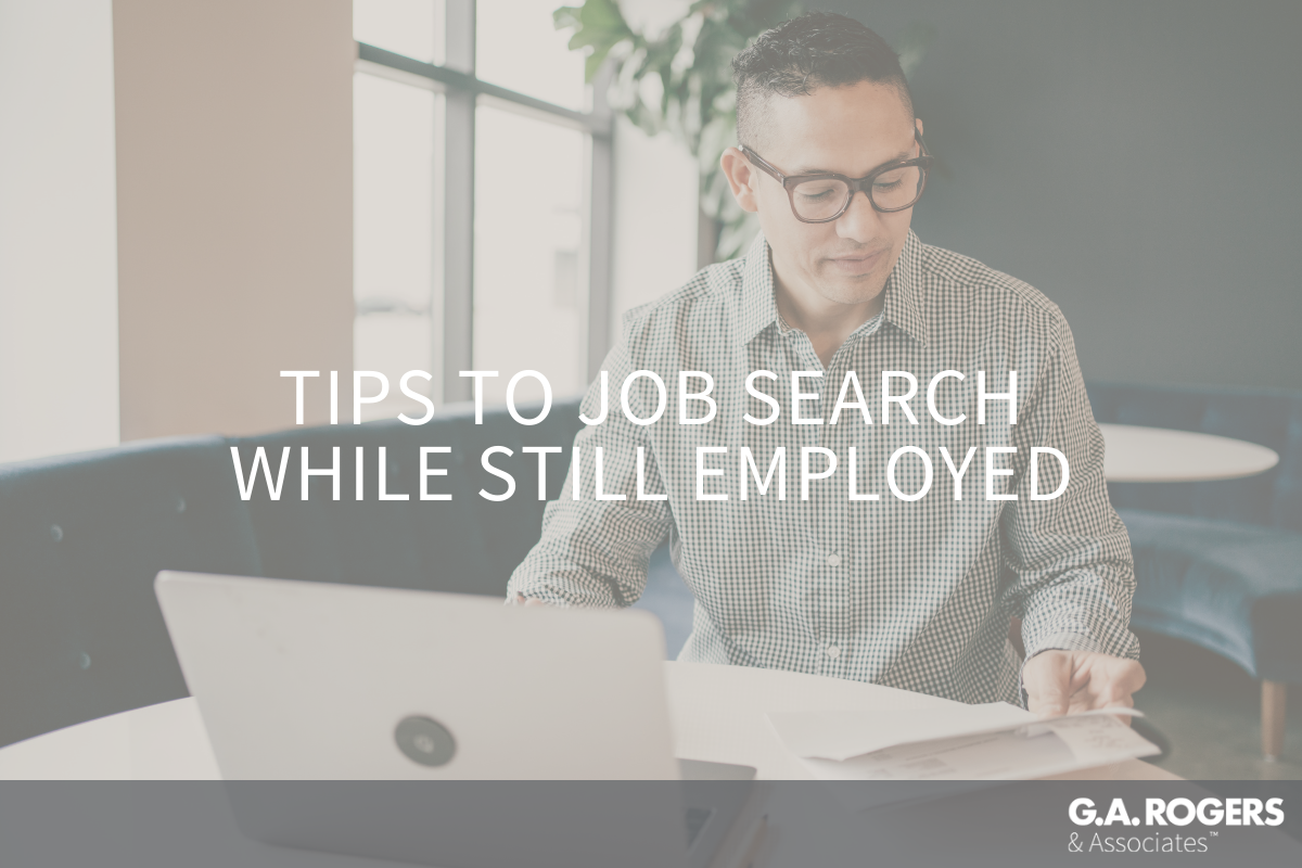 job search while still employed